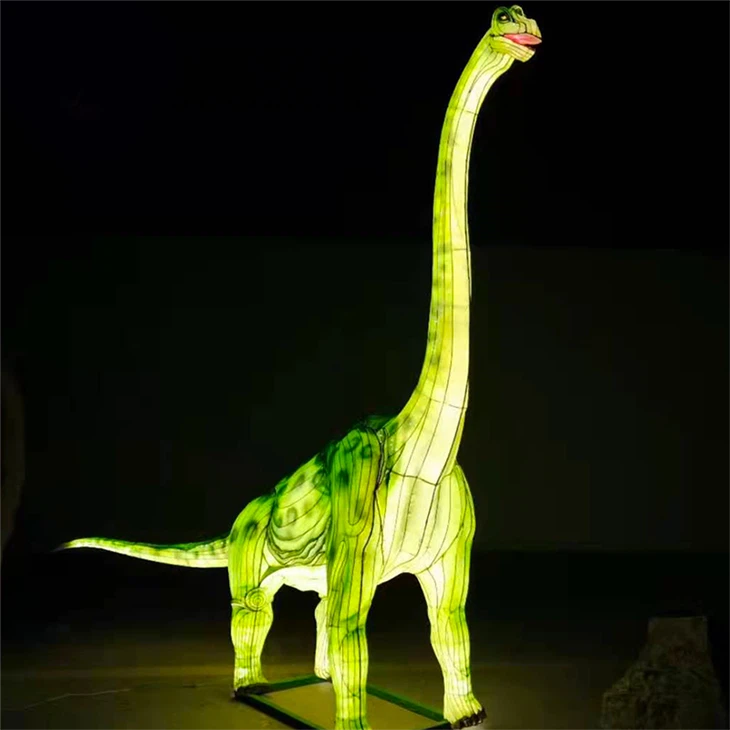 Giant Animals Festival Lantern Large Custom Dinosaur Park Lantern Decoration