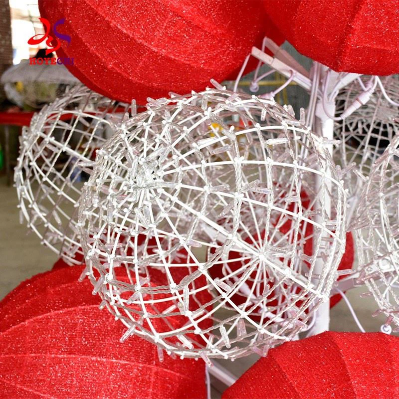 Spherical Light Sculpture Christmas Tree